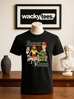 Forest Gump Run Forest Run Extreme Classic Retro Funny Graphic Tee Shirt